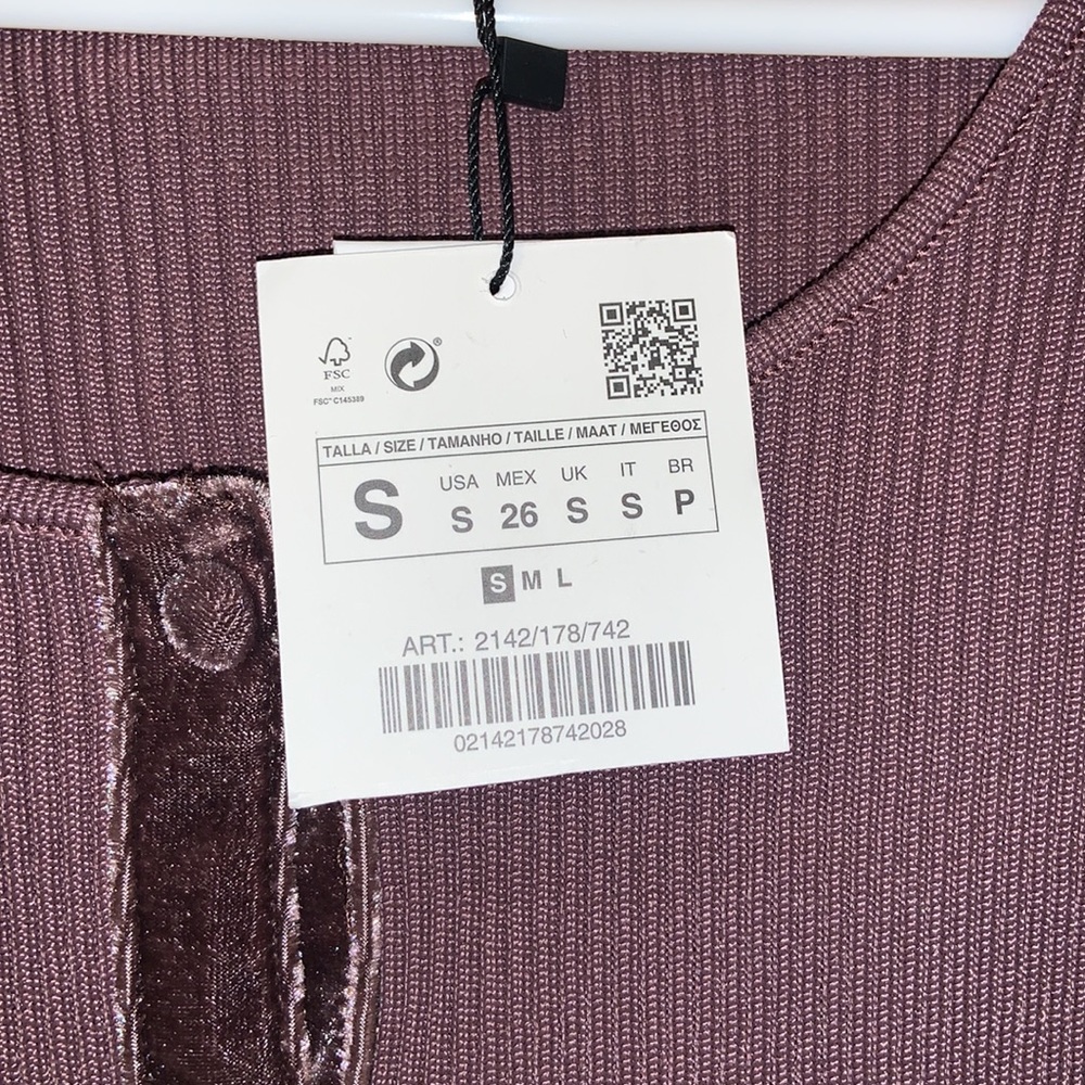 Zara Ribbed Top - Picture 4 of 6